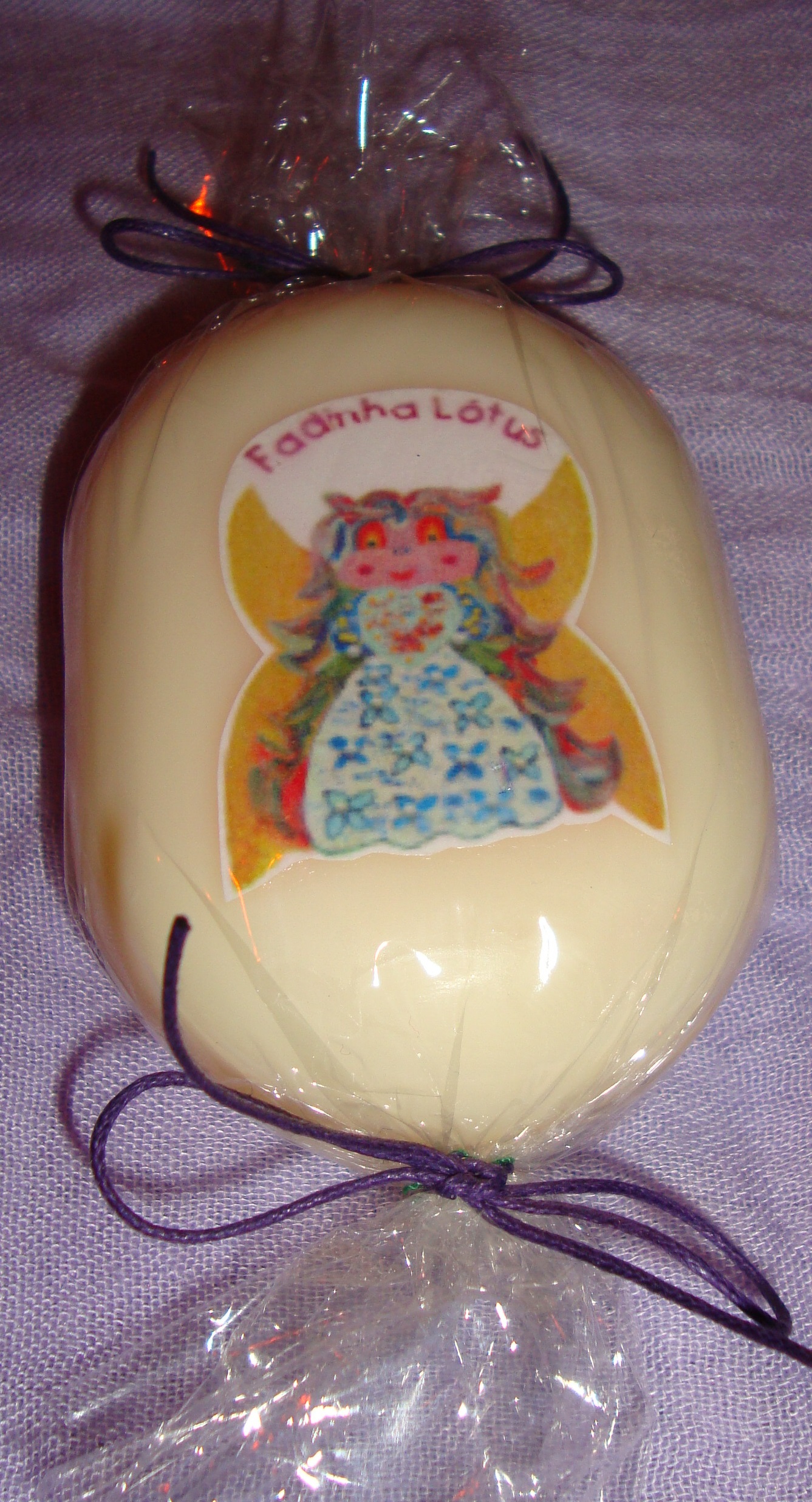 Little Fairy Lotus Soap -  (It has violet ribbon because it belongs to Characters from Volume I. The Search)
