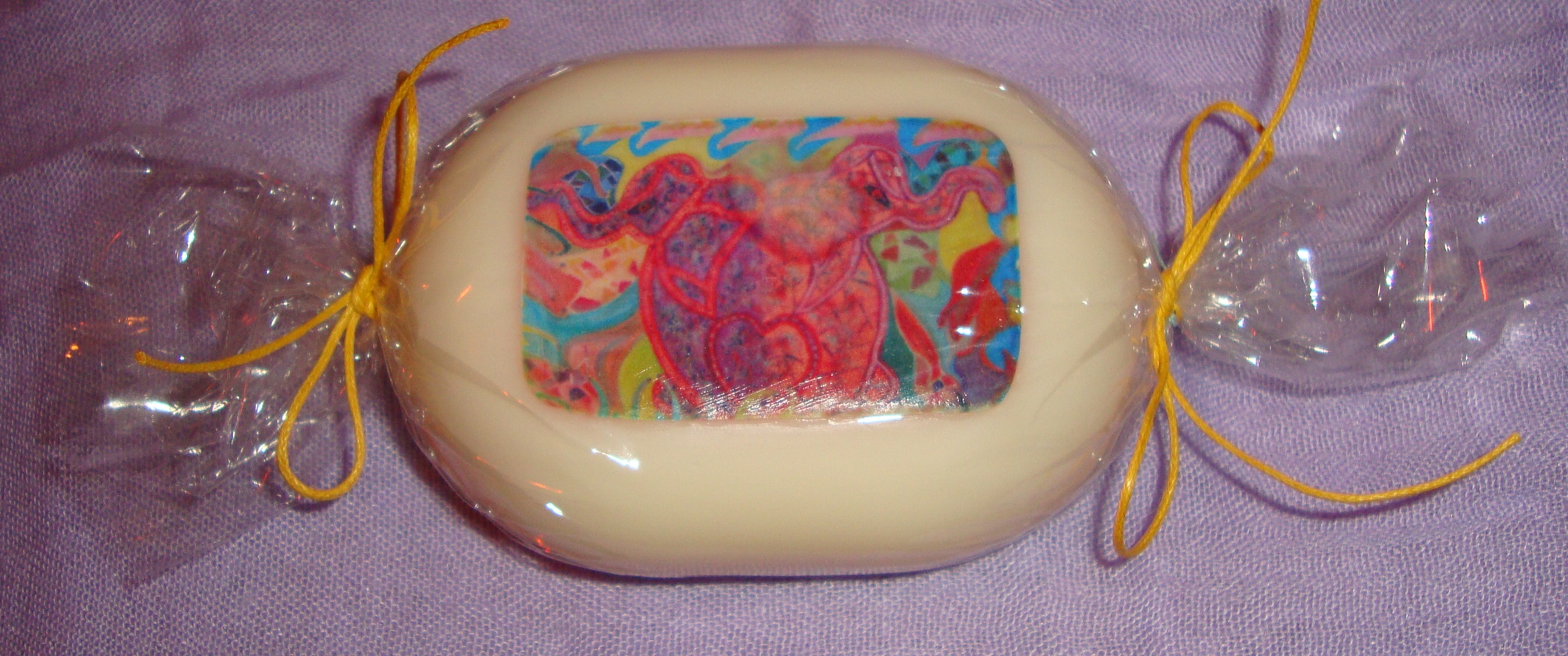 Little Fairy  Lotus Soap - Elephant-With-Love (It has yellow ribbon because it belongs to Characters from Volume II. The Master)