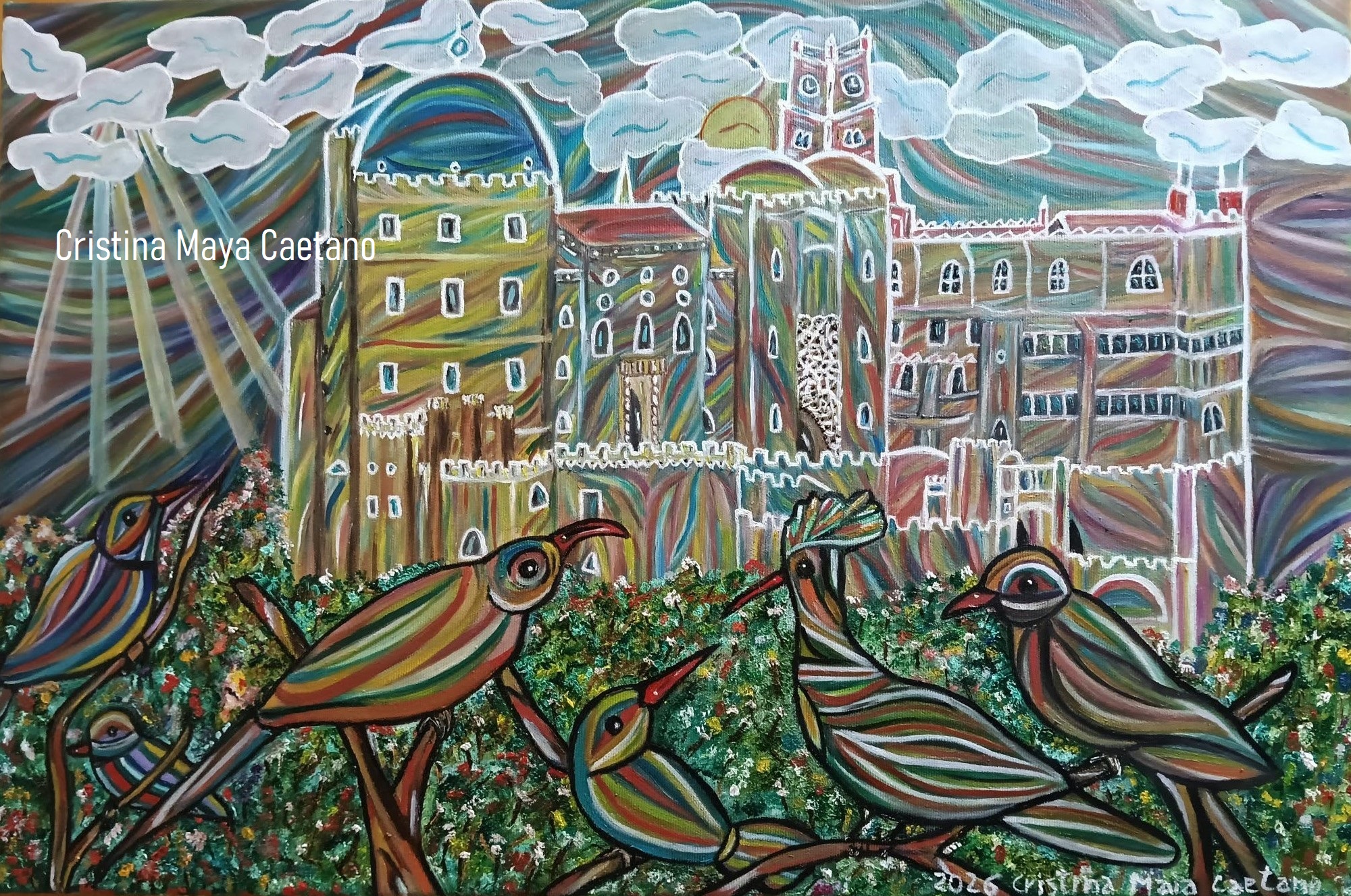 Palácio do Coração – 40×60 cm. 2026